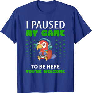 Owl Gamer Video Game Gaming T-Shirt - T-Shirt | Royal
