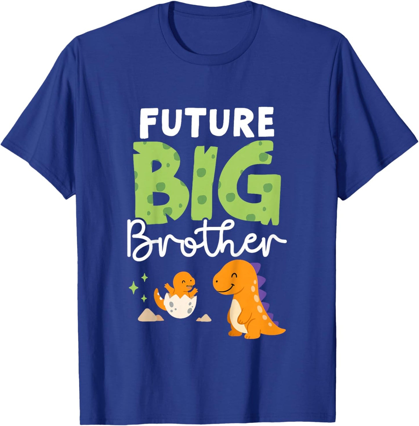 Kids Future Big Brother - Dinosaur 2nd Pregnancy Announcement T-Shirt - T-Shirt | Royal
