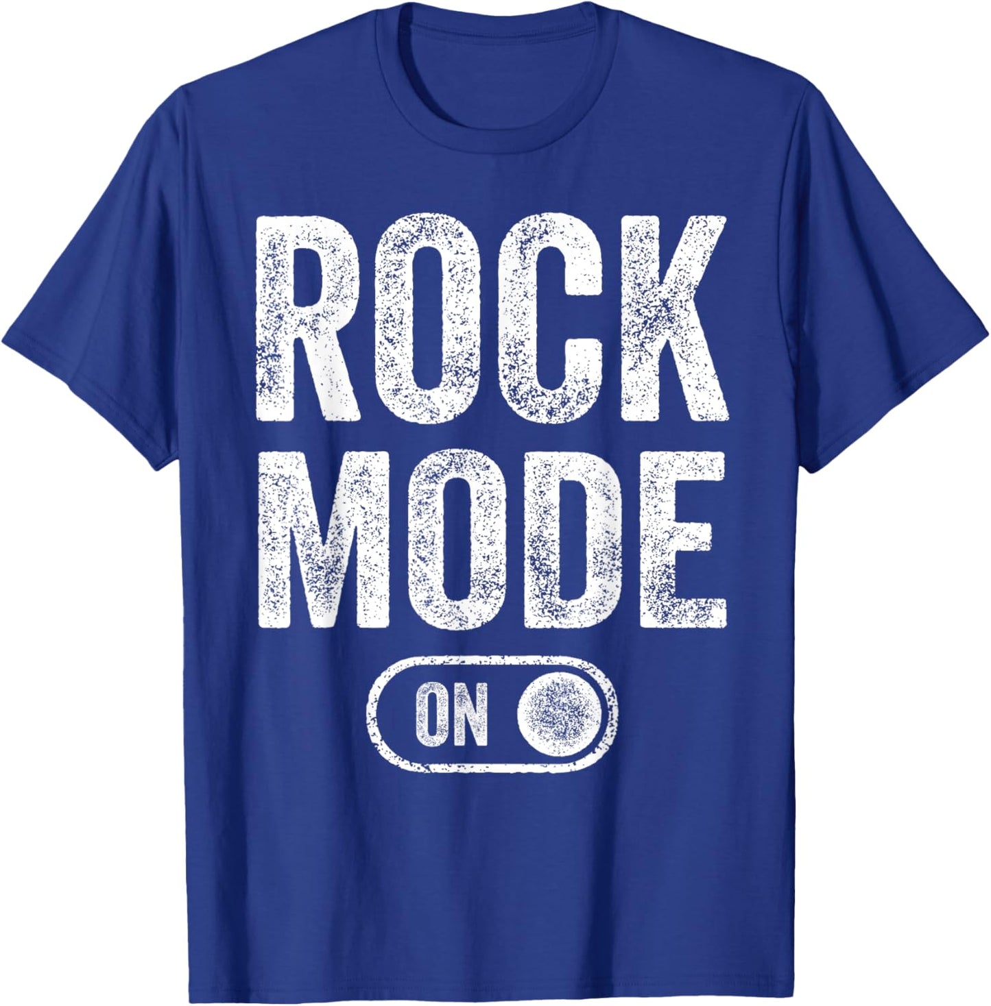 Rock Mode On Funny Rocker Gift Guitar Lover Guitarist T-Shirt - T-Shirt | Royal