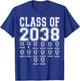 Class of 2038 grow with me T-Shirt - T-Shirt | Royal