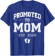 Promoted to Mom Est 2026 Varsity First Time Mama to Be T-Shirt - T-Shirt | Royal