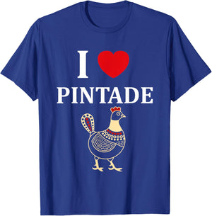 Funny Guinea Fowl Birds Cute i Love Guinea Fowl T-Shirt - T-Shirt | Royal