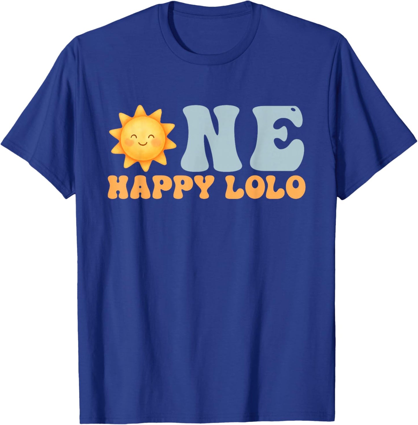 One Happy Lolo of The Bday First Trip Around The Sun T-Shirt - T-Shirt | Royal