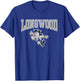 Kids Longwood Lancers Kids Elwood Mascot Navy Officially Licensed T-Shirt - T-Shirt | Royal