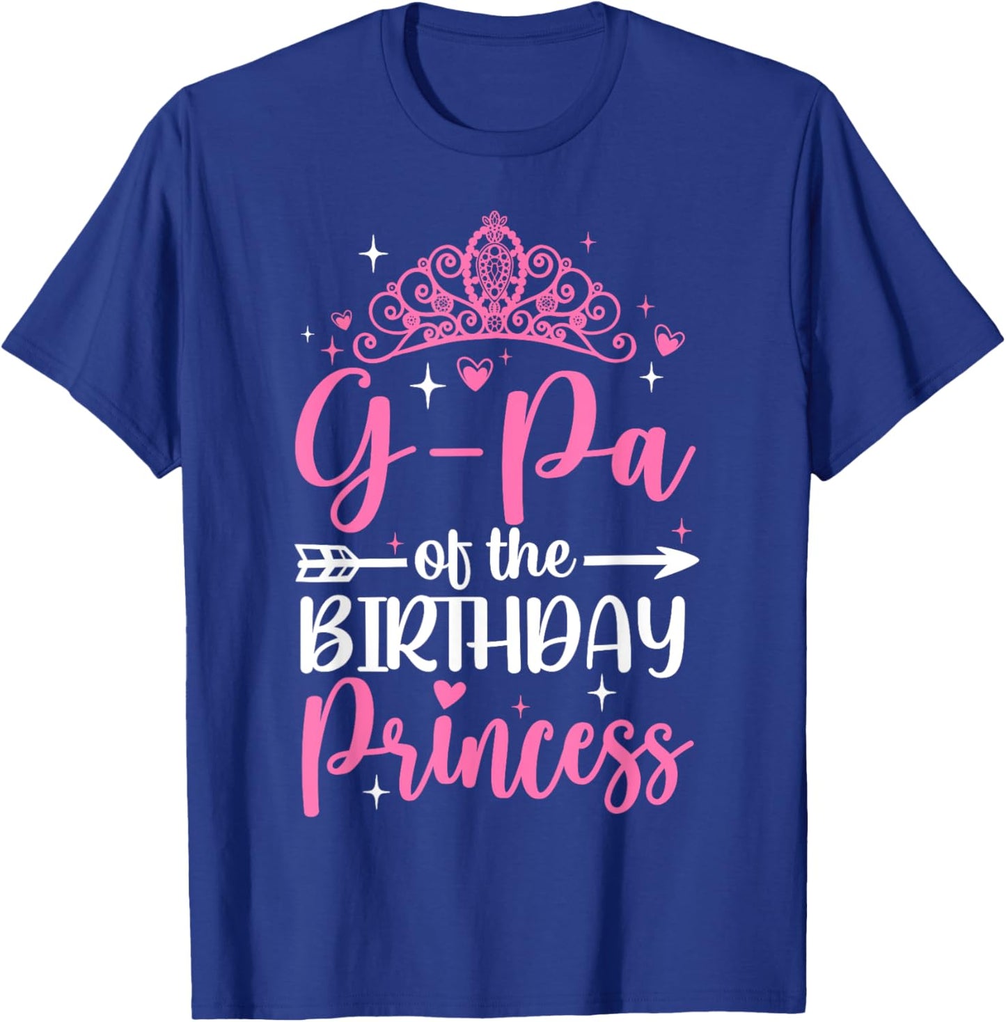 G-Pa Of The Birthday Princess Bday Girl Kid Cute Family T-Shirt - T-Shirt | Royal