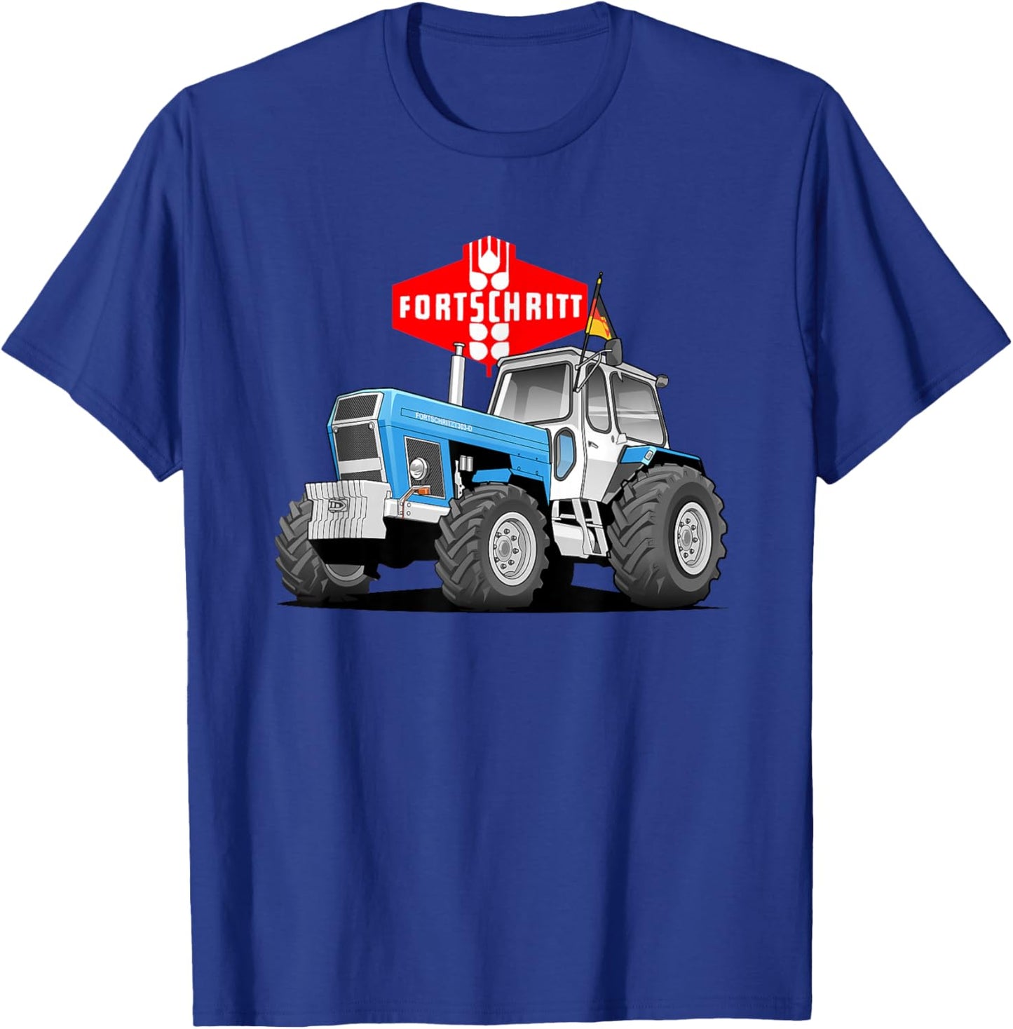 IFA Progress ZT 303 Tractor DDR T-Shirt - T-Shirt | Royal