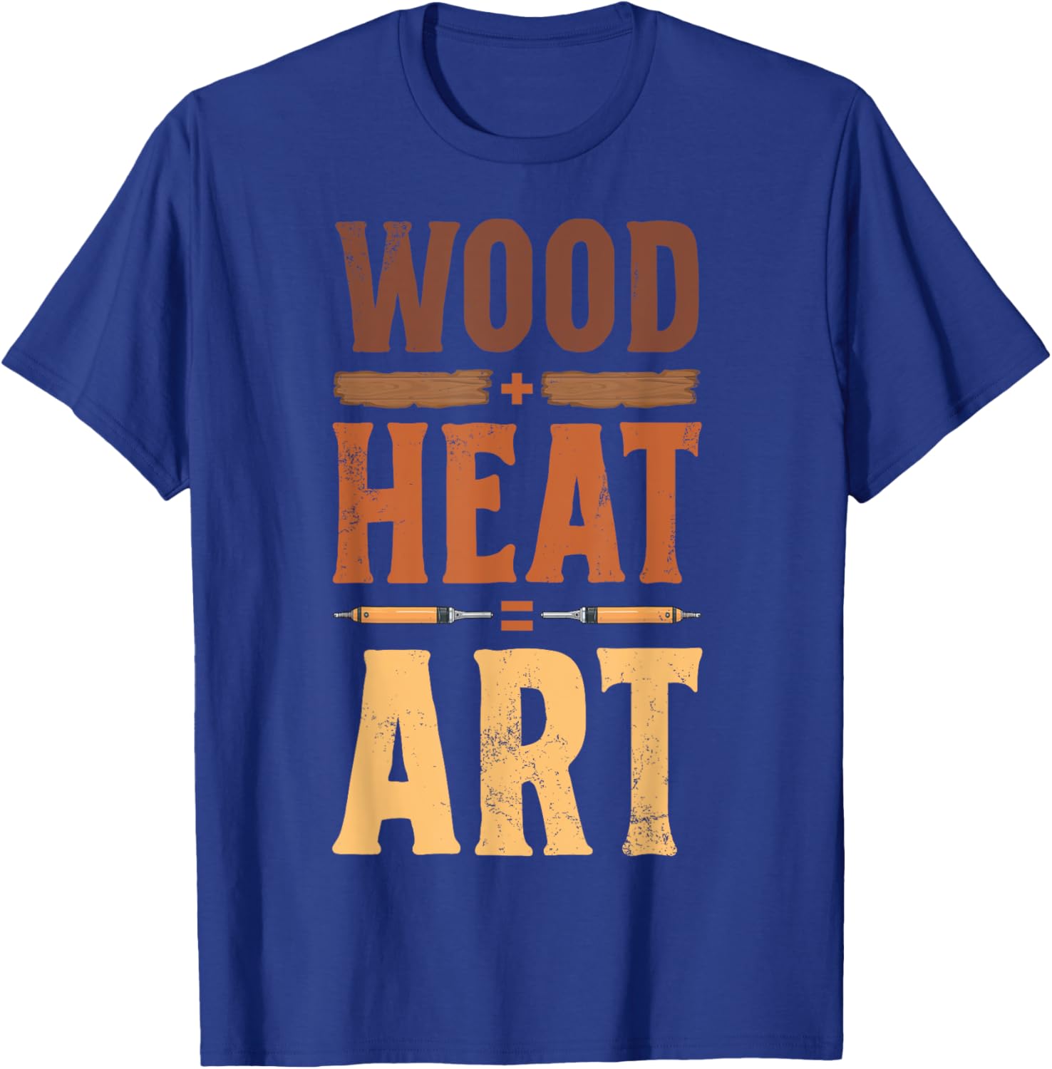 Pyrography and Pyrogravur T-Shirt - T-Shirt | Royal