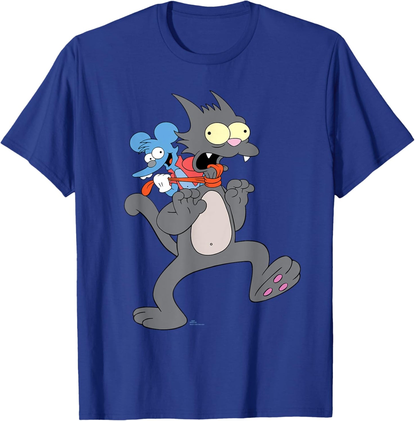 The Simpsons Itchy & Scratchy Show Funny Valentine’s Day T-Shirt - T-Shirt | Royal