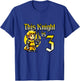 Kids Medieval Knight Sword 3 Year Old 3rd Birthday Boy T-Shirt - T-Shirt | Royal