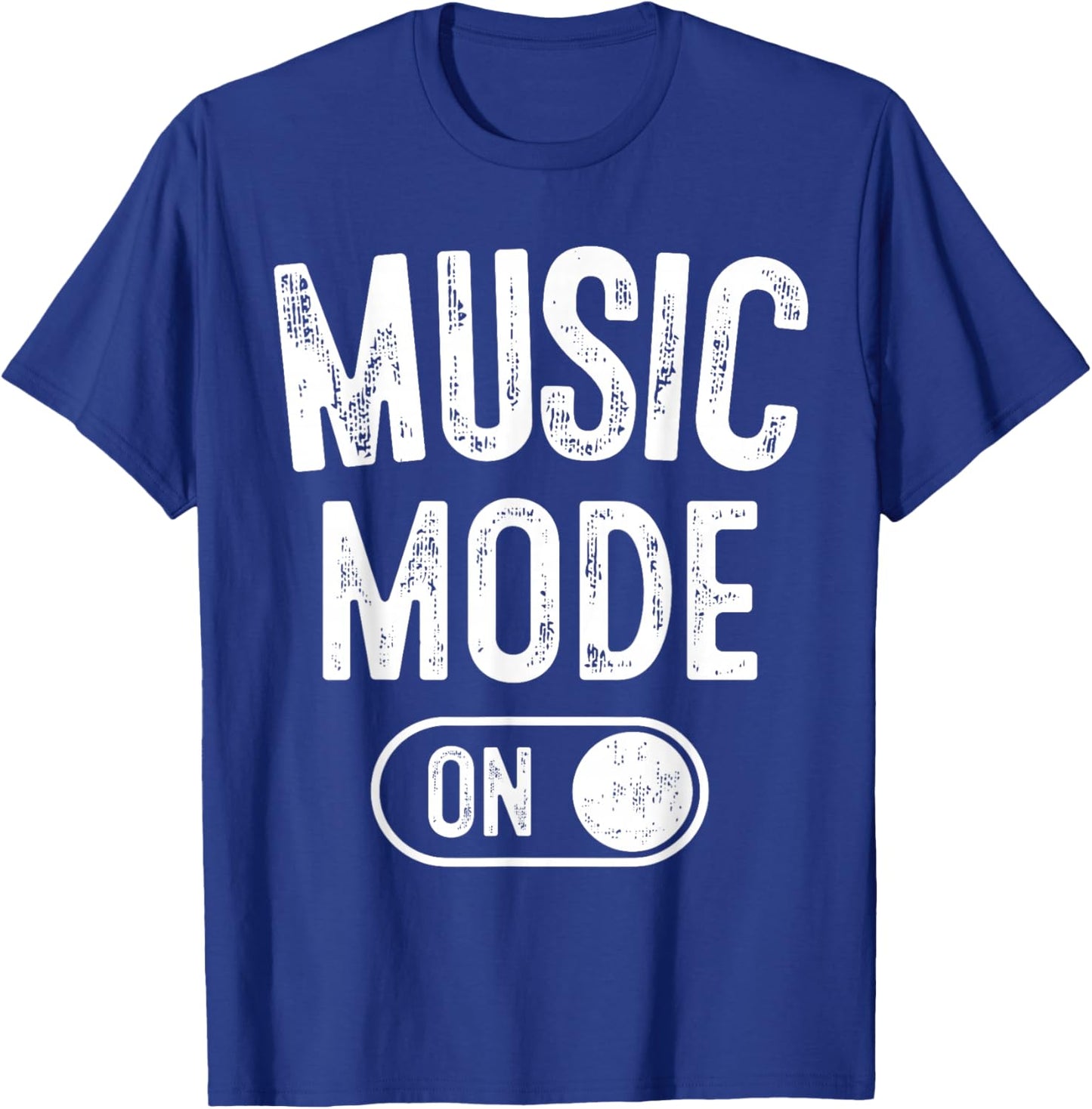 Music Mode On Funny Singer Musician Gift Composer Producer T-Shirt - T-Shirt | Royal