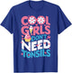 Tonsils Out Tonsillectomy Recovery Girls Women Get Well Soon T-Shirt - T-Shirt | Royal