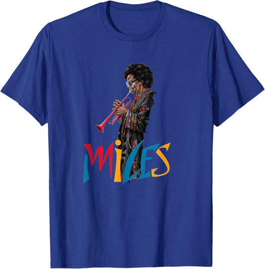 Jazz Funk & Soul - Afro Retro Vintage Music T-Shirt - T-Shirt | Royal