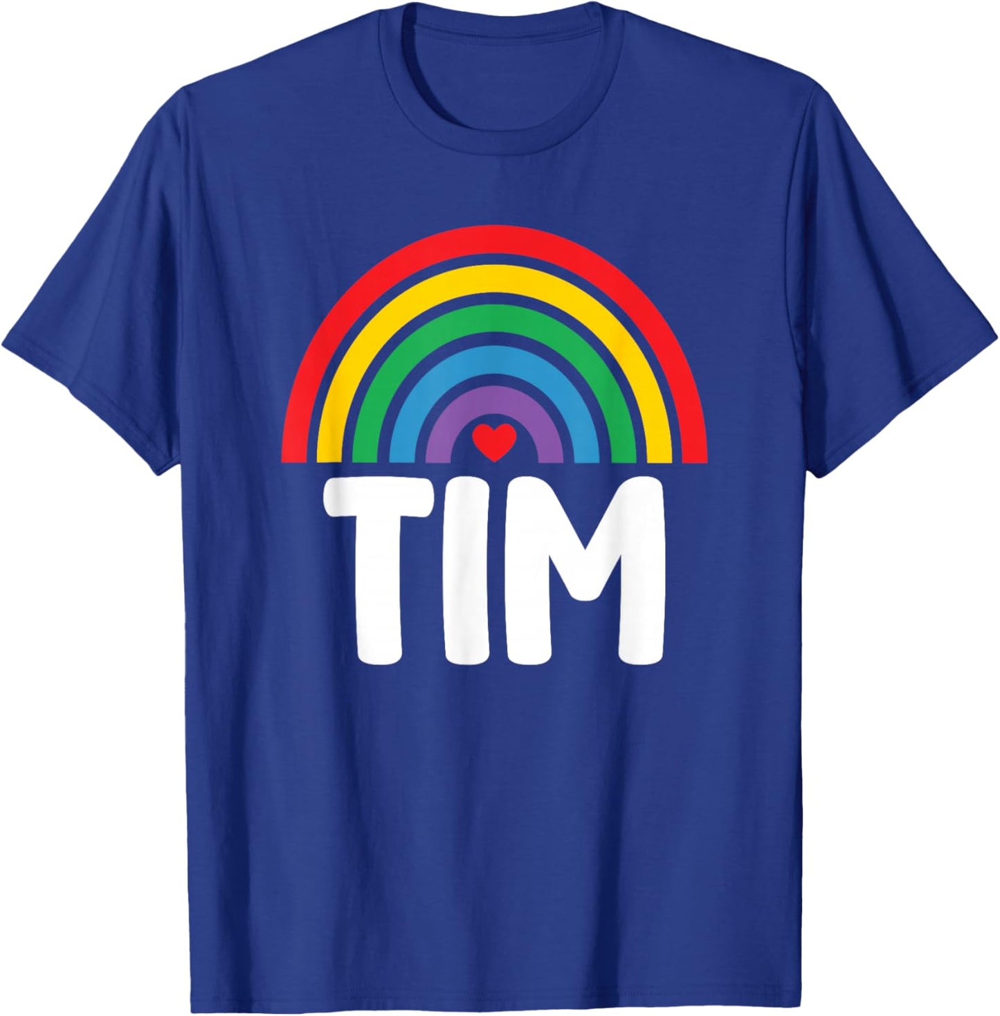 I Love Tim Cute Tim Lover T-Shirt - T-Shirt | Royal