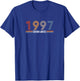 Vintage 1997 Anniversary Limited Edition 29th Retro 29 Years T-Shirt - T-Shirt | Royal