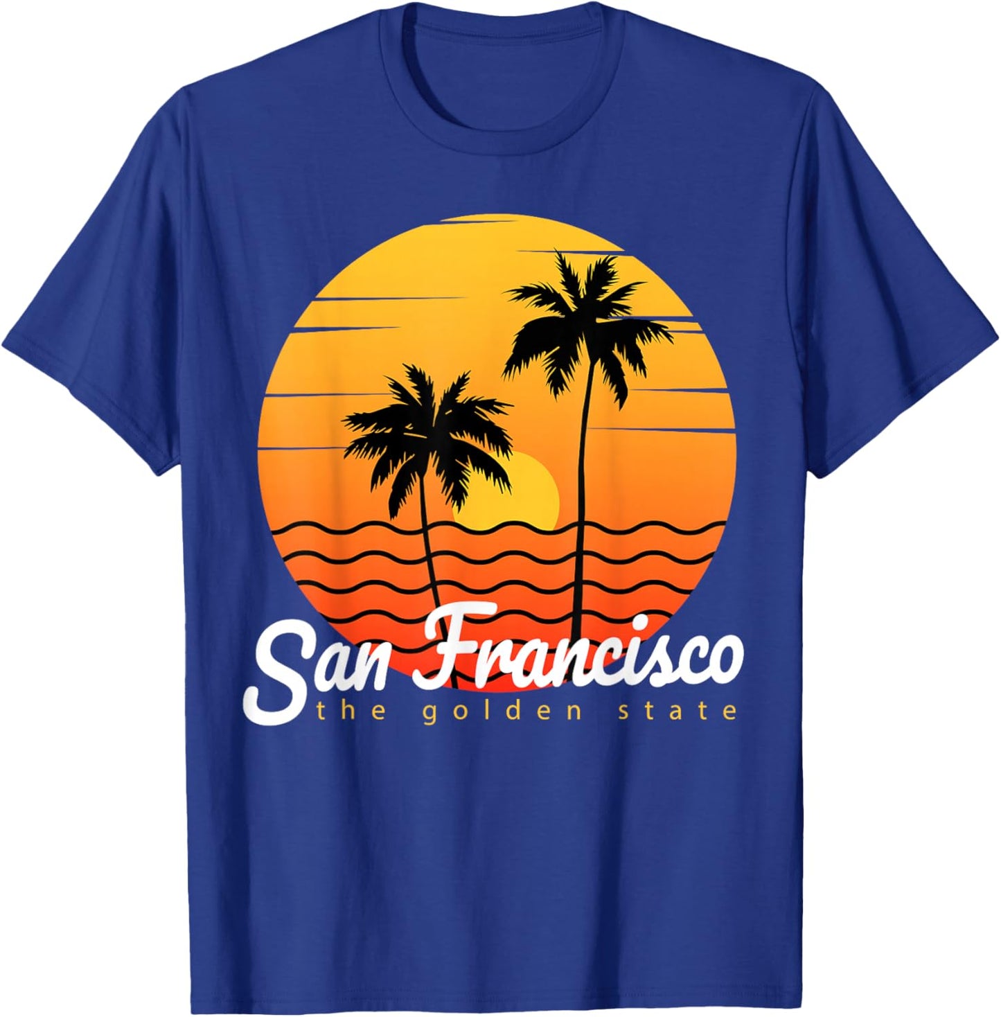 San Francisco Family Trip California State SF City Souvenir T-Shirt - T-Shirt | Royal