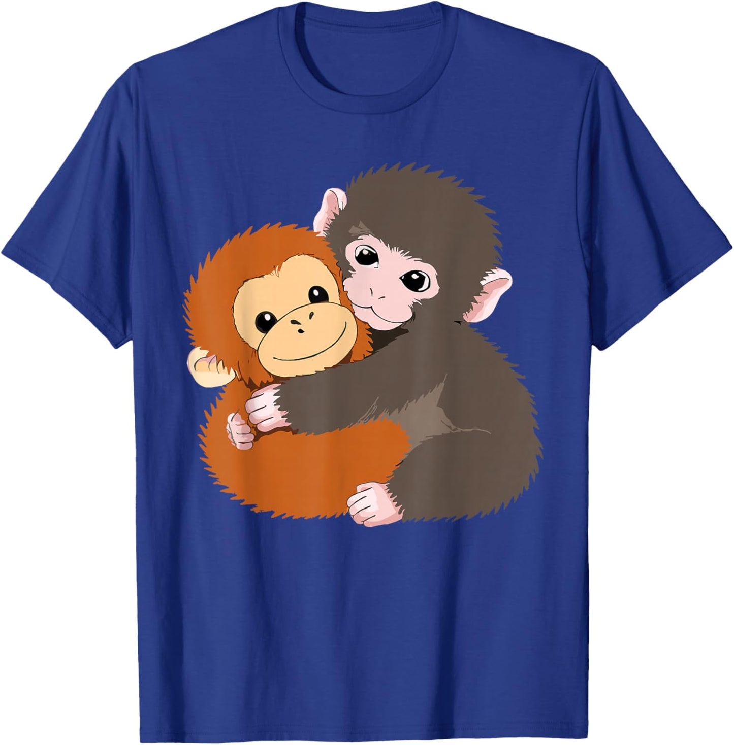 Monkey Punch Baby Cute Graphic T-Shirt - T-Shirt | Royal