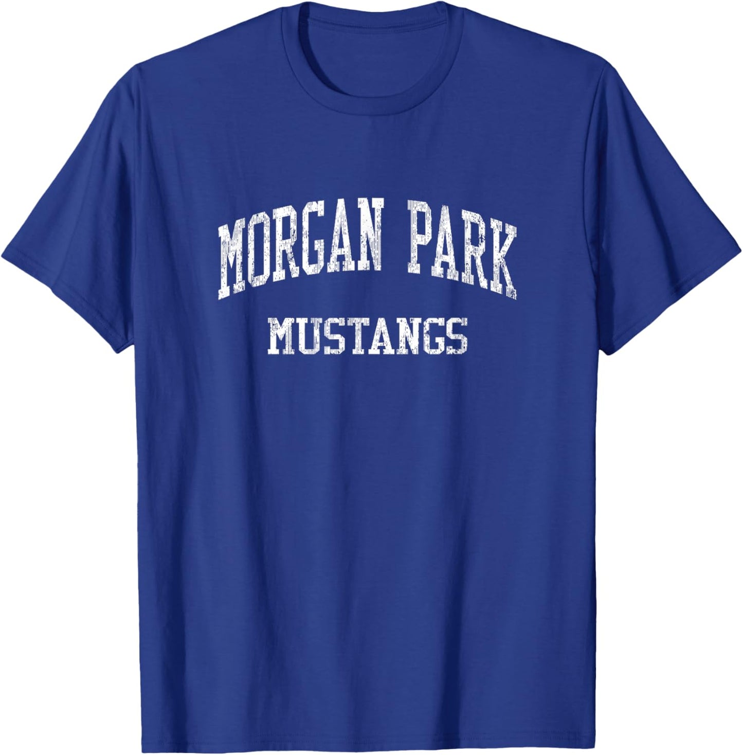 Morgan Park High School HS Chicago IL Vintage Sports T-Shirt - T-Shirt | Royal