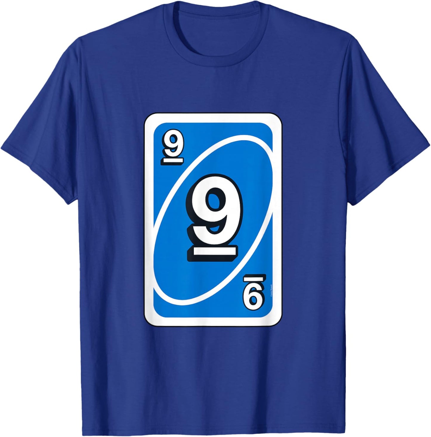 UNO Halloween Blue 9" Card T-Shirt - T-Shirt | Royal