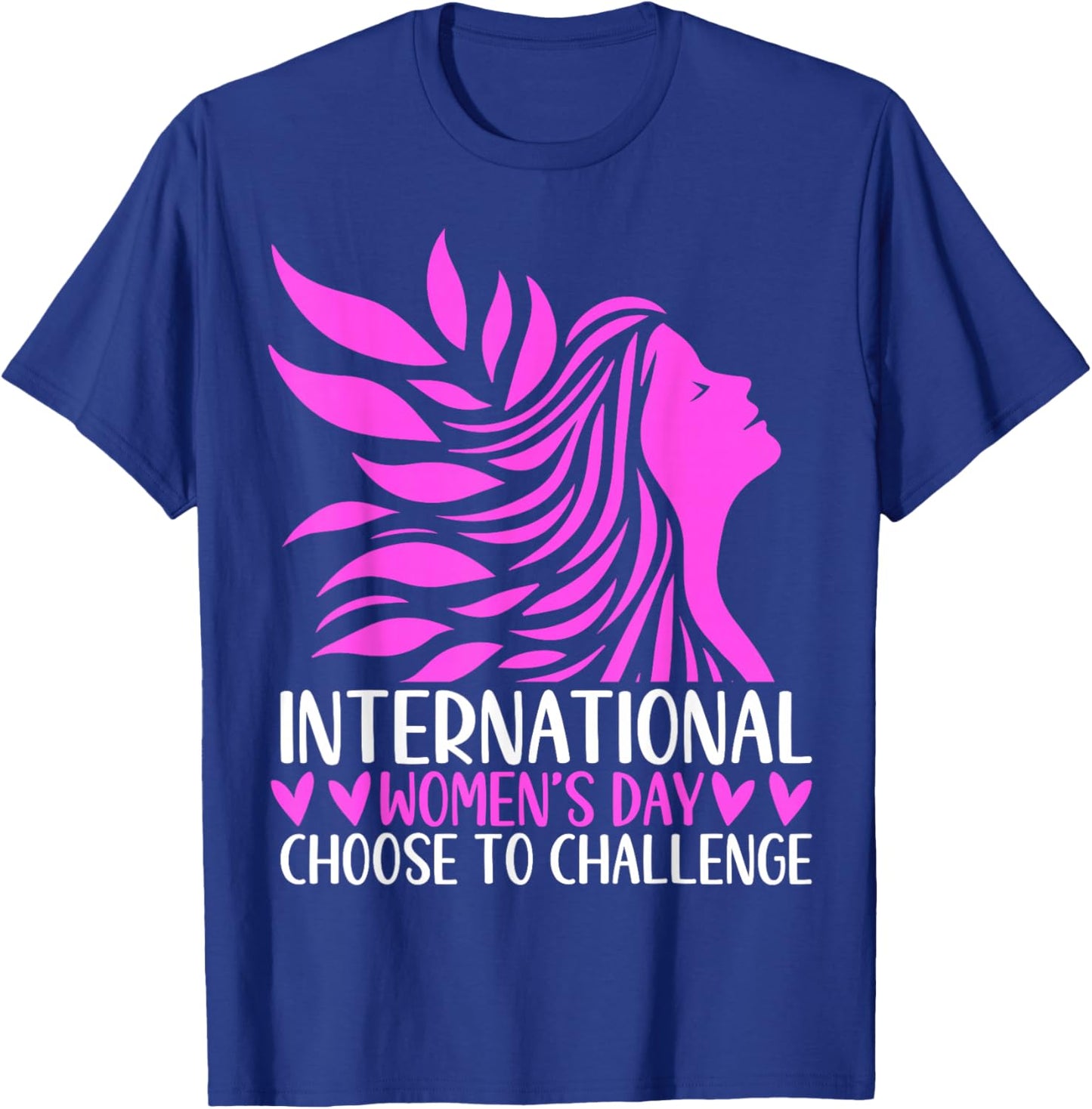 International Women's Day Choose to Challenge T-Shirt - T-Shirt | Royal