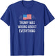 Trump Was Wrong About Everything - Vintage Style T-Shirt - T-Shirt | Royal