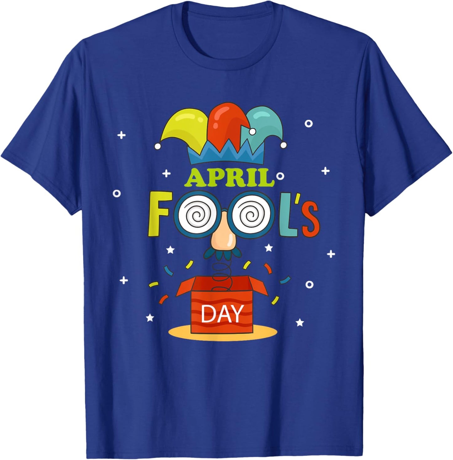 Funny April Fools Day Pranks Kit 1st April Jokes T-Shirt - T-Shirt | Royal