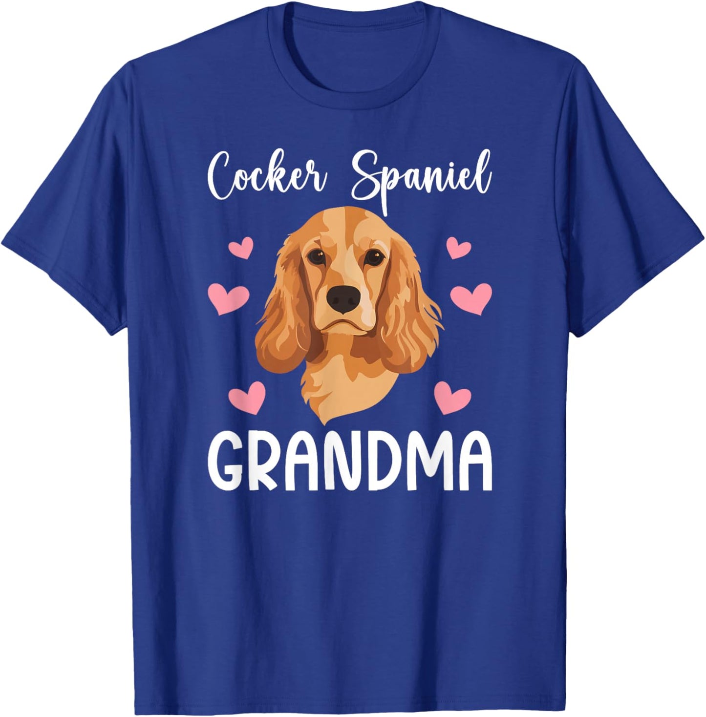 Cocker Spaniel Grandma Of A Cocker Spaniel Grandmother T-Shirt - T-Shirt | Royal