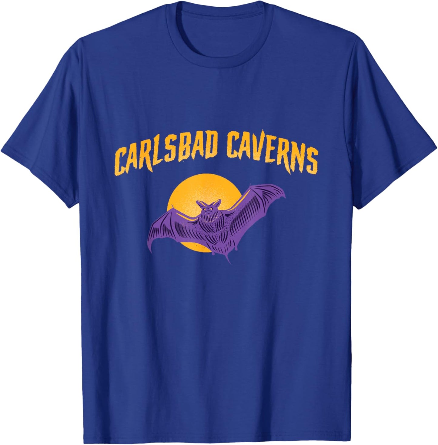 A Bat Flying In Carlsbad Caverns National Park New Mexico T-Shirt - T-Shirt | Royal