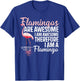 Funny Flamingo Design Women Kids Bird Pink Flamingo T-Shirt - T-Shirt | Royal