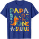 Papa Of The One-A-Saurus 1St Birthday Dinosaur Party T-Shirt - T-Shirt | Royal