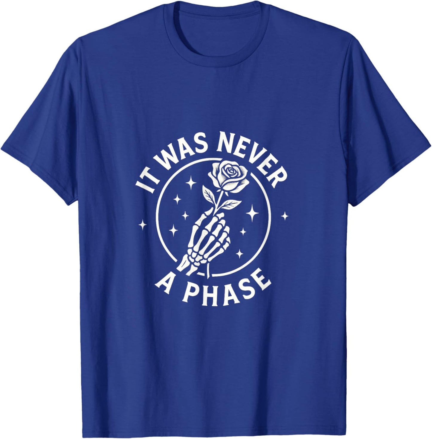 It was Never A Phase - Emo Scene Music Core T-Shirt - T-Shirt | Royal