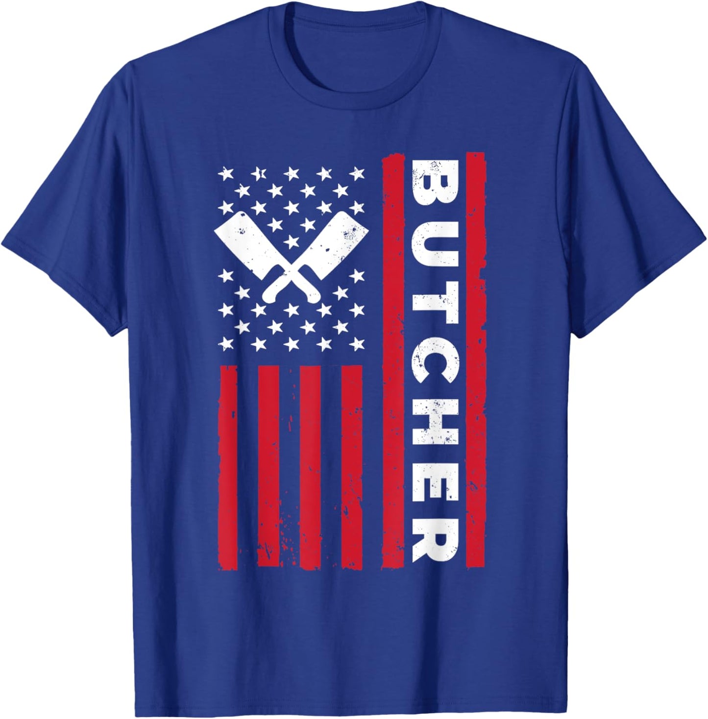 Cool Butcher Art Women Butchery Meat Cutting Butcher T-Shirt - T-Shirt | Royal