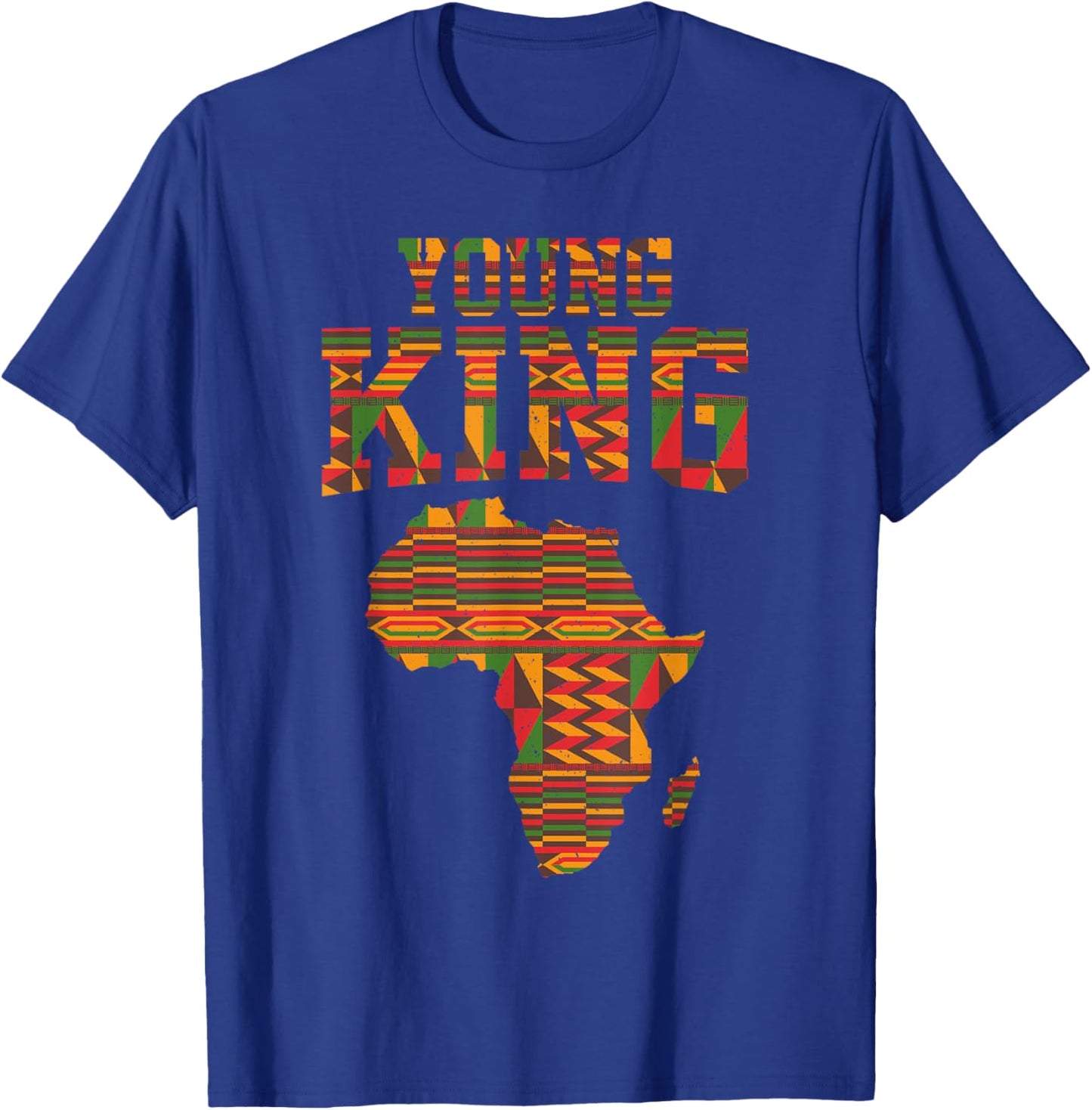 African King Art For Boys Toddlers African Print Kente Cloth T-Shirt - T-Shirt | Royal