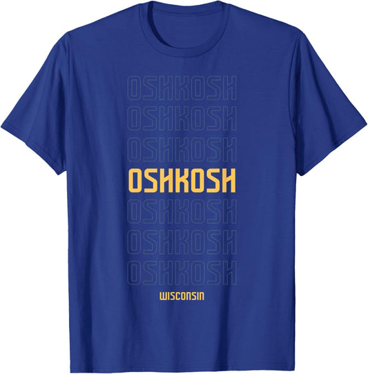 Oshkosh Wisconsin T-Shirt - T-Shirt | Royal