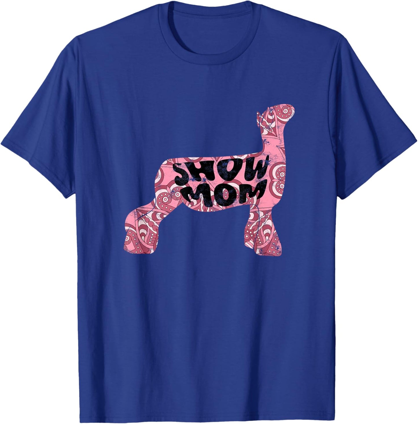 Lamb Show Lamb Show Mom Livestock Show T-Shirt - T-Shirt | Royal