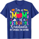 I'm A Mom of A Preschool Graduate Mom Pre-K Graduation Mama T-Shirt - T-Shirt | Royal