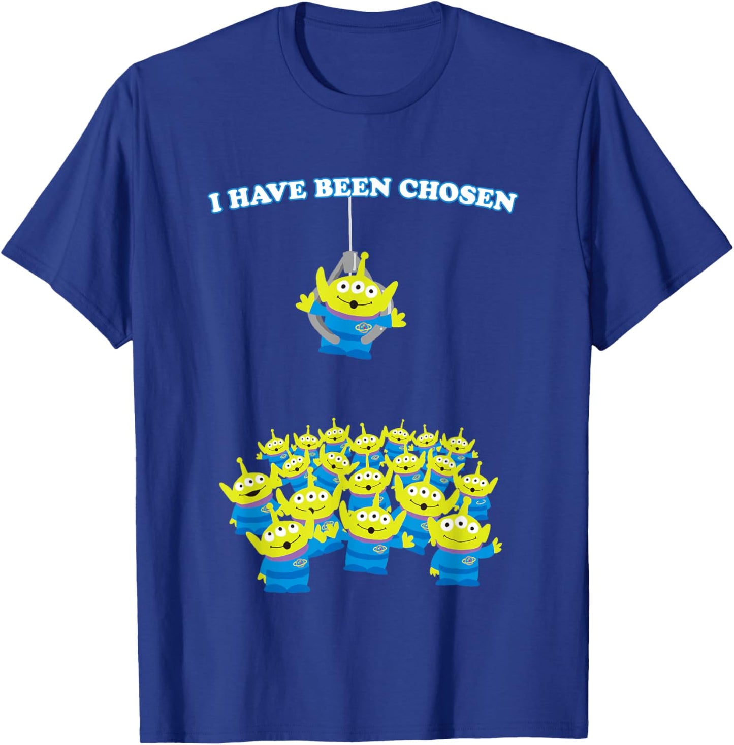 Disney Pixar Toy Story I Have Been Chosen Cute Aliens Logo T-Shirt - T-Shirt | Royal