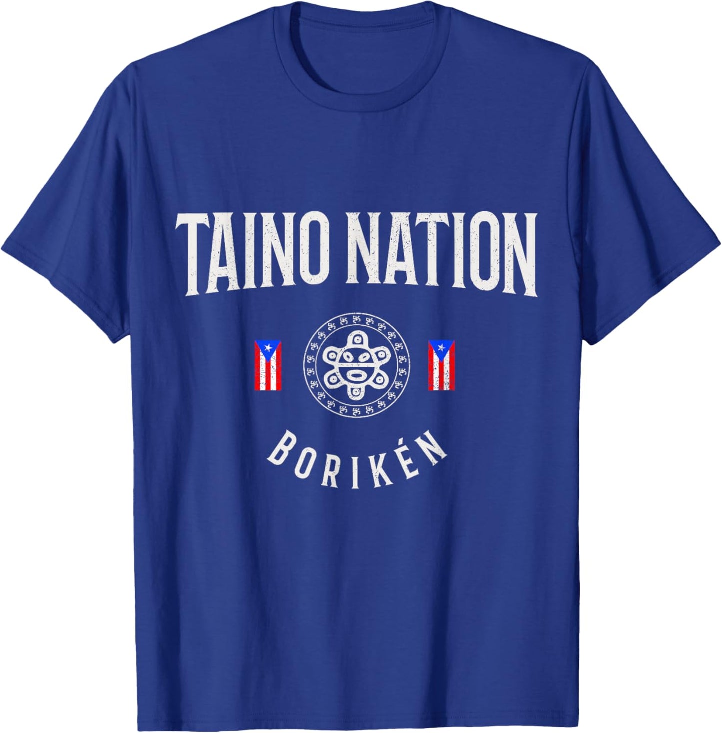 Taino Nation Boricua Boriken Pride Puerto Rico Indigenous T-Shirt - T-Shirt | Royal