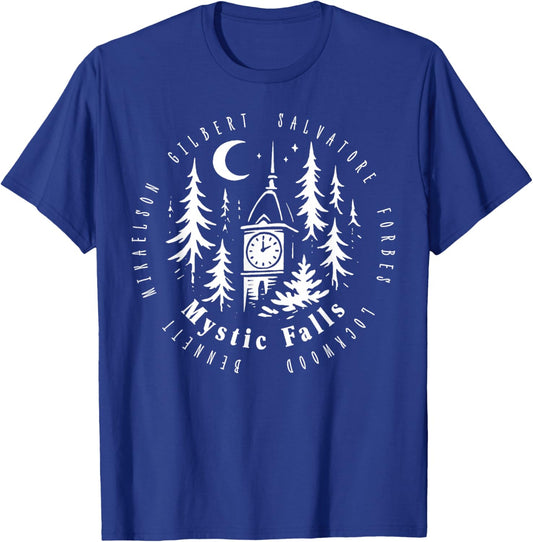 Mystic Falls Nature Lovers Outdoor Enthusiasts Adventure T-Shirt - T-Shirt | Royal