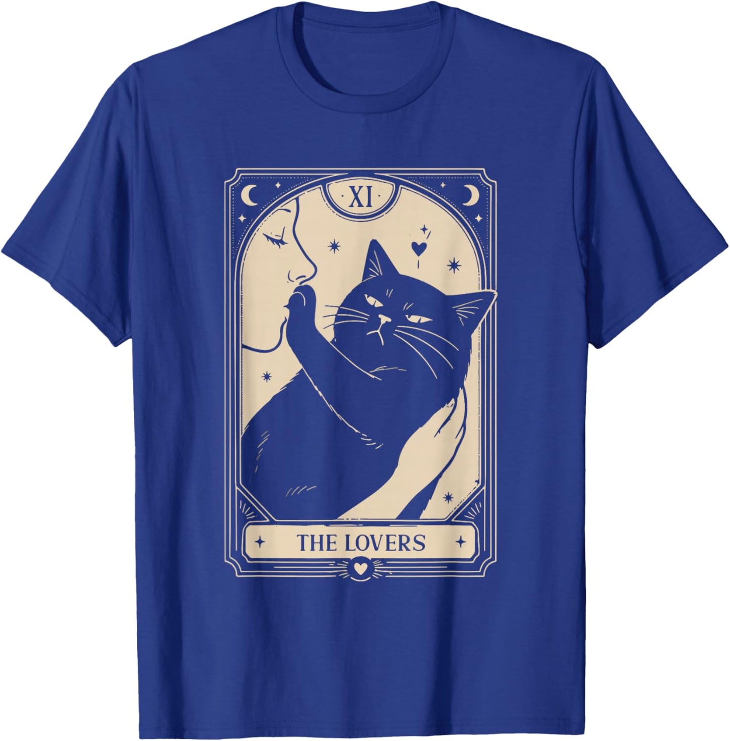 Witchy Cat Tarot Card T-Shirt - T-Shirt | Royal