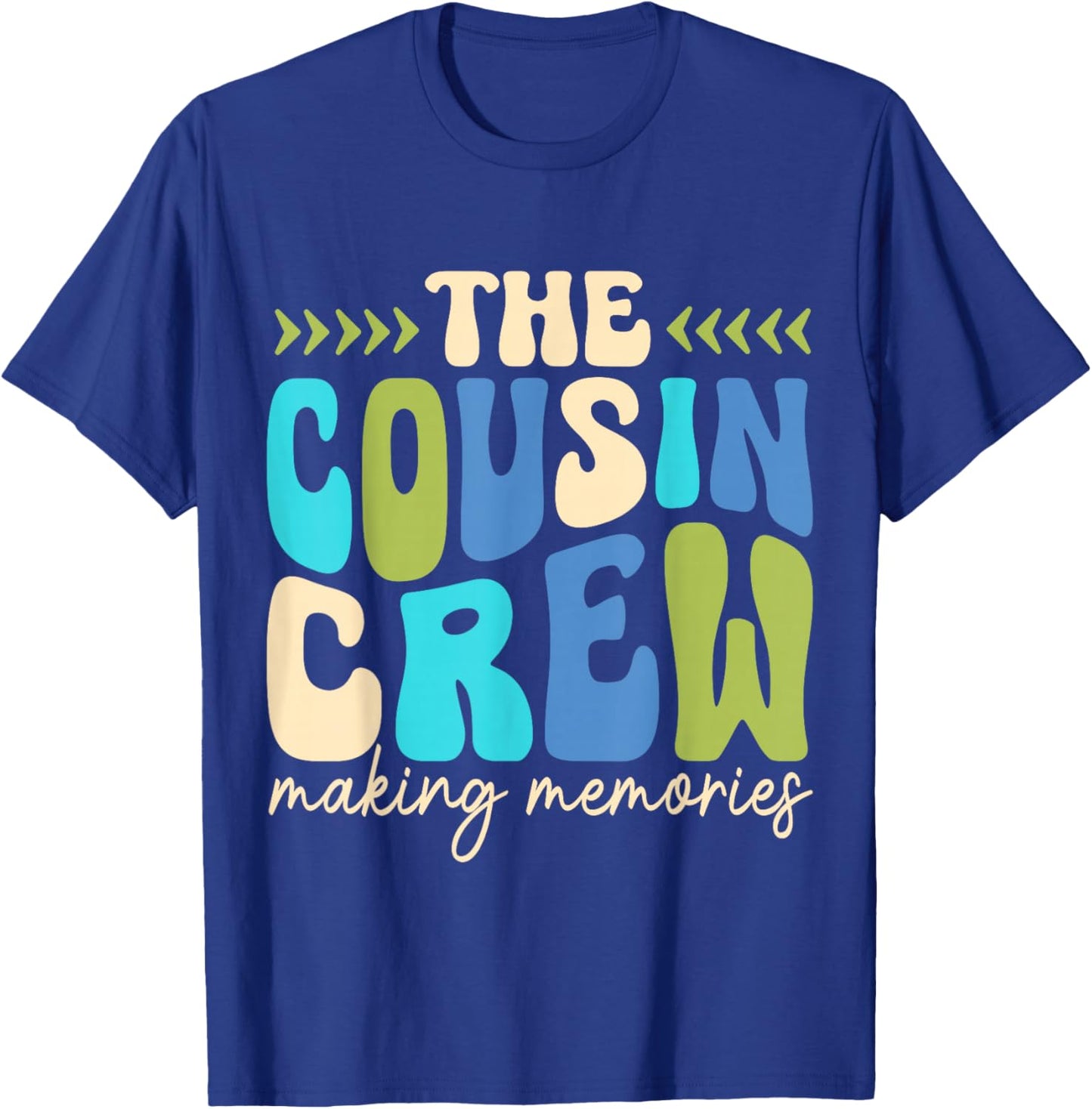Cousin Crew 2026 Making Memories Family Vacation Camp Kids T-Shirt - T-Shirt | Royal