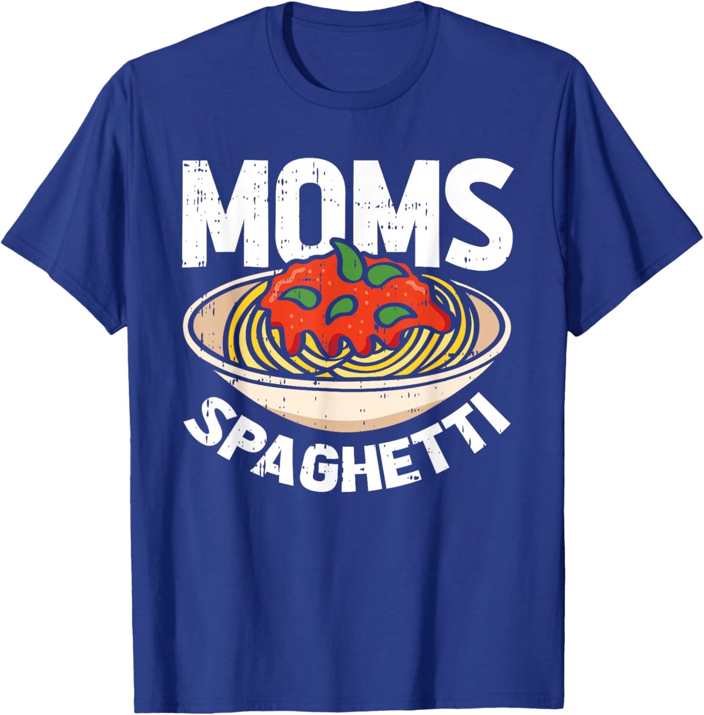 Moms Spaghetti Mothers Day Mama Chef Mommy Momma Wife Women T-Shirt - T-Shirt | Royal