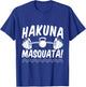 Gym Junkies Hakuna Masquata Calisthenics Fitness T-Shirt - T-Shirt | Royal