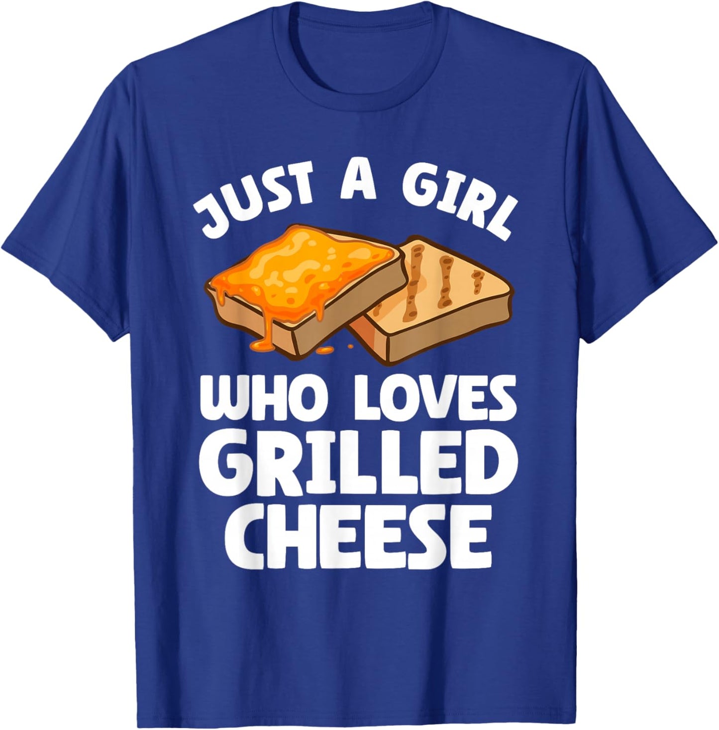 Grilled Cheese Art For Girls Women Grilled Cheese Sandwich T-Shirt - T-Shirt | Royal