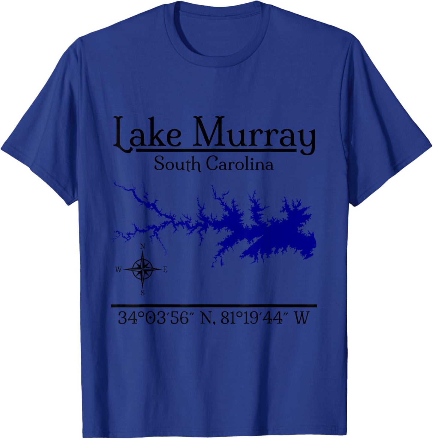 Lake Murray - South Carolina T-Shirt - T-Shirt | Royal