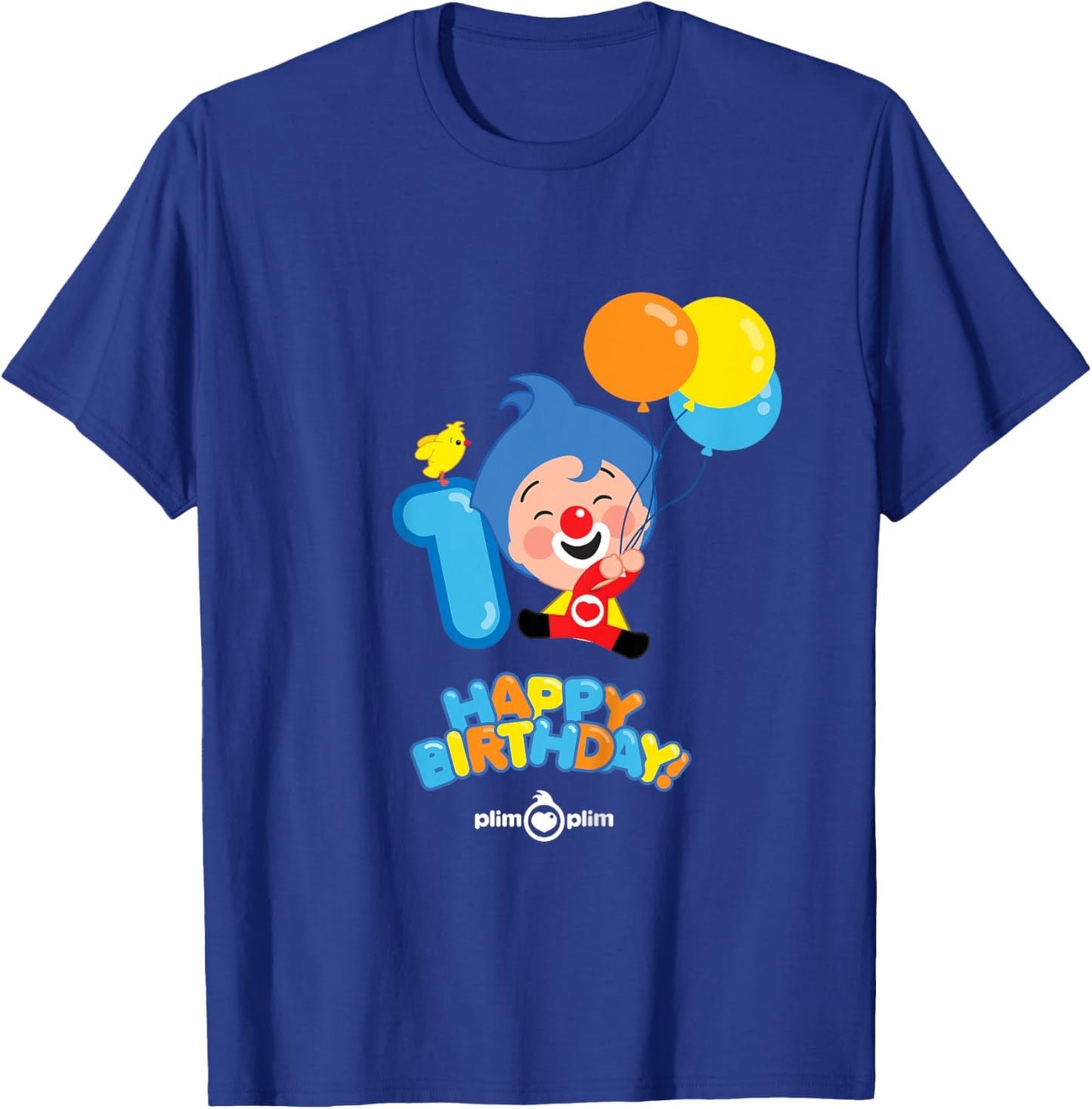 Kids Plim Plim The Kindness Hero - Happy Birthday T-Shirt - T-Shirt | Royal