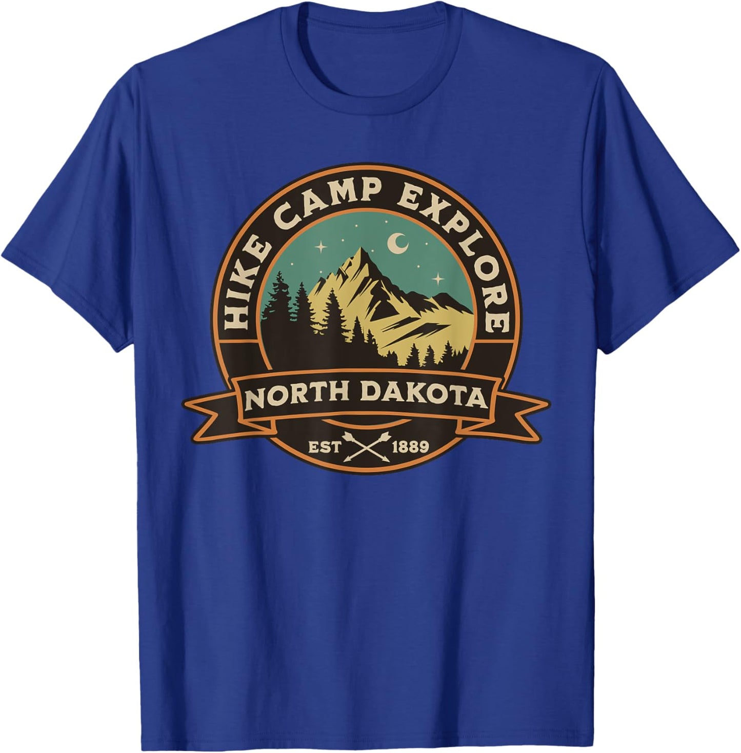 North Dakota T-Shirt - T-Shirt | Royal