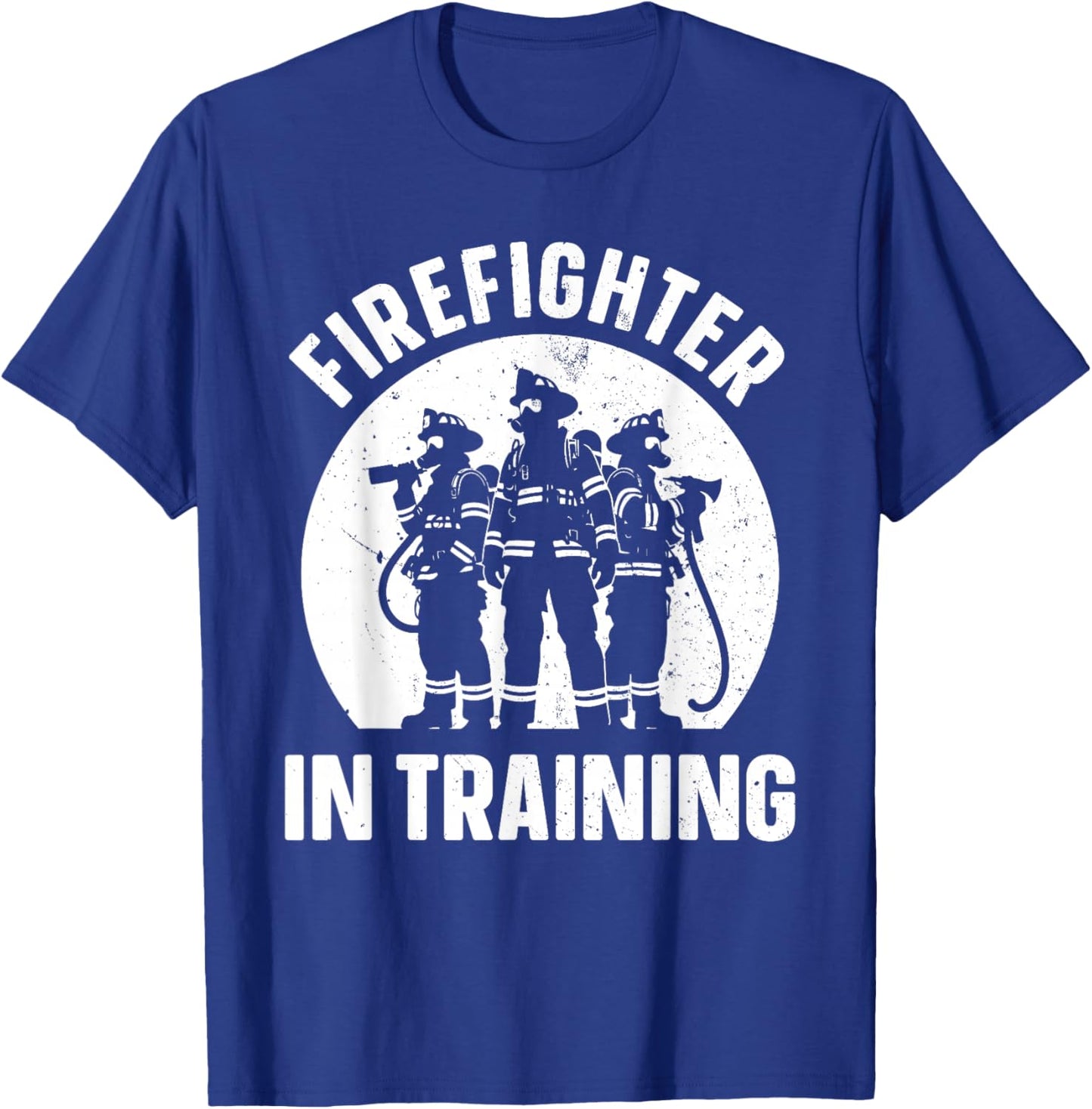 Unique Future Firefighter Art For Boys Men Kids Fire Fighter T-Shirt - T-Shirt | Royal