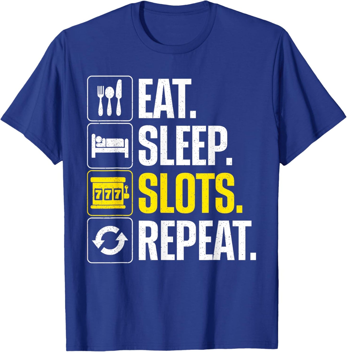 Slot Machine Art Women Gambling Casino Slot Machine T-Shirt - T-Shirt | Royal