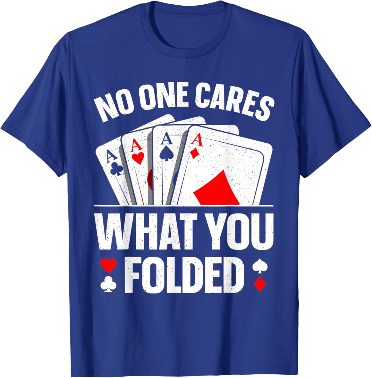 Funny Poker Art Women Play Poker Lover Poker Player T-Shirt - T-Shirt | Royal
