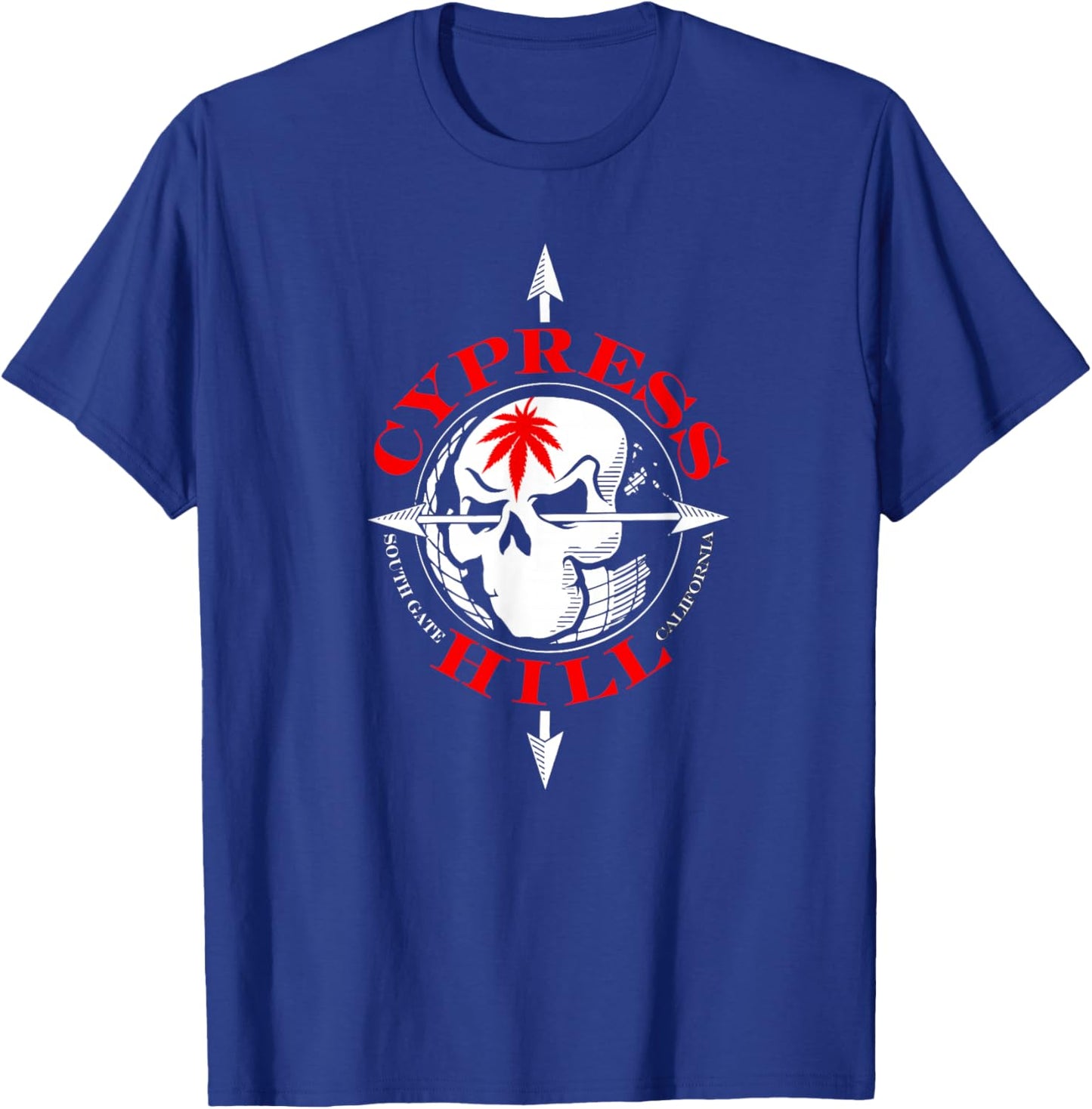 Cypress Hill Skull T-Shirt - T-Shirt | Royal